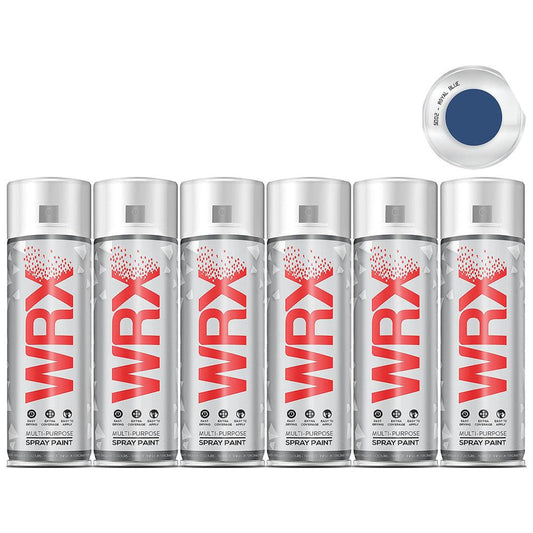 6X WRX Royal Blue Spray Paint 400ml