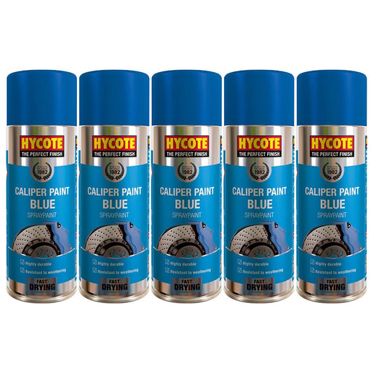 5X Hycote Blue Caliper Spray Paint 400ml