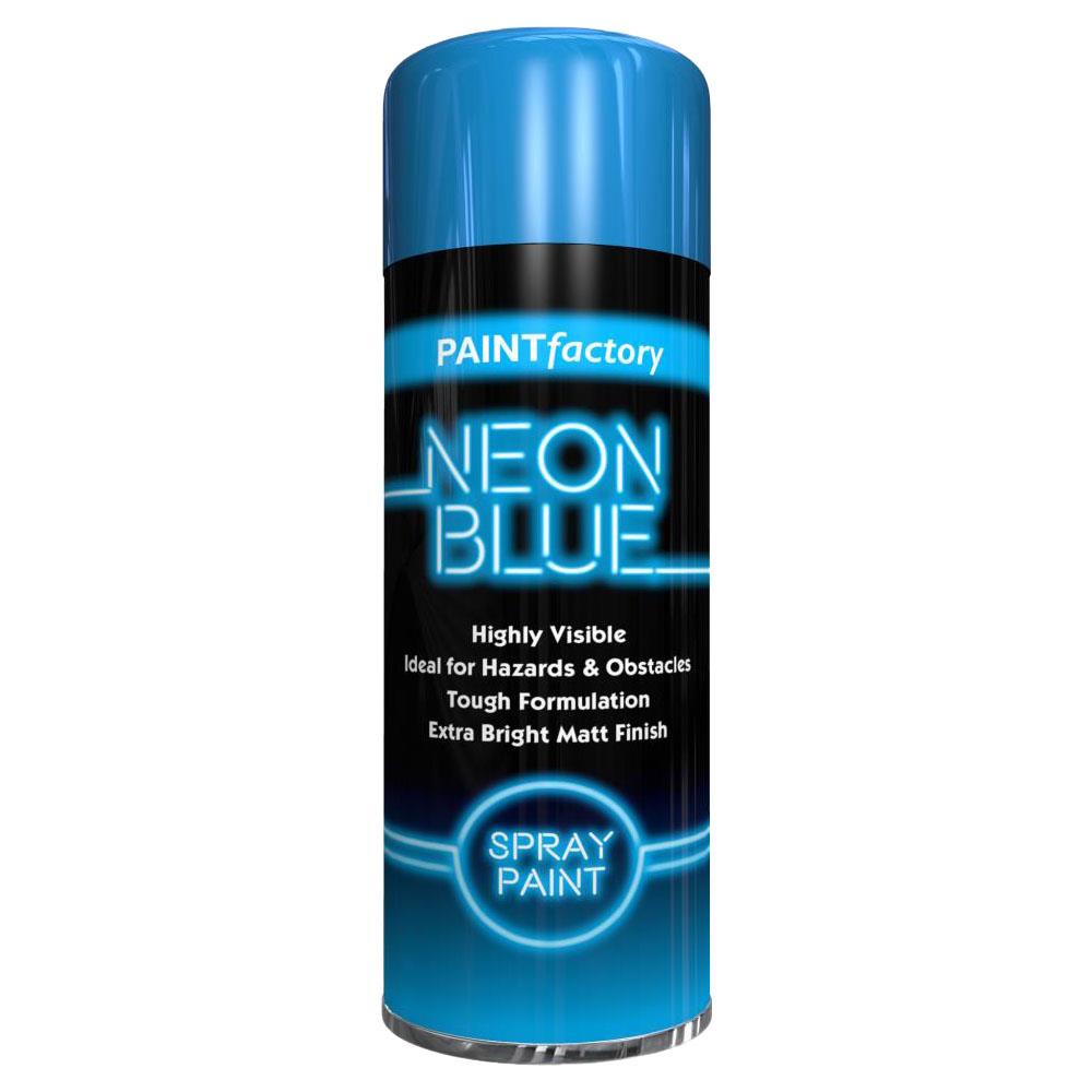 Paint Factory Blue Fluorescent Neon Spray Paint 200ml