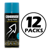 12X Canbrush C21 Blue Spray Paint 400ml