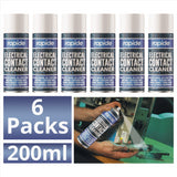 6x Electrical Contact Cleaner 200Ml