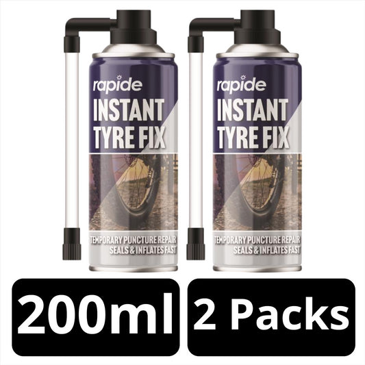 2X Bicycle Instant Tyre Fix 200ml