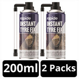 2X Bicycle Instant Tyre Fix 200ml