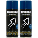 2X Canbrush C23 Deep Blue Spray Paint 400ml