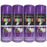 4X Paint Factory Proper Purple Gloss Spray Paint 400ml