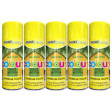 5X Paint Factory Daybreak Yellow Spray 400ml