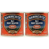 2X Hammerite No.1 Rustbeater Beige 250ml