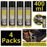 4x Under Body Seal Black 400ml