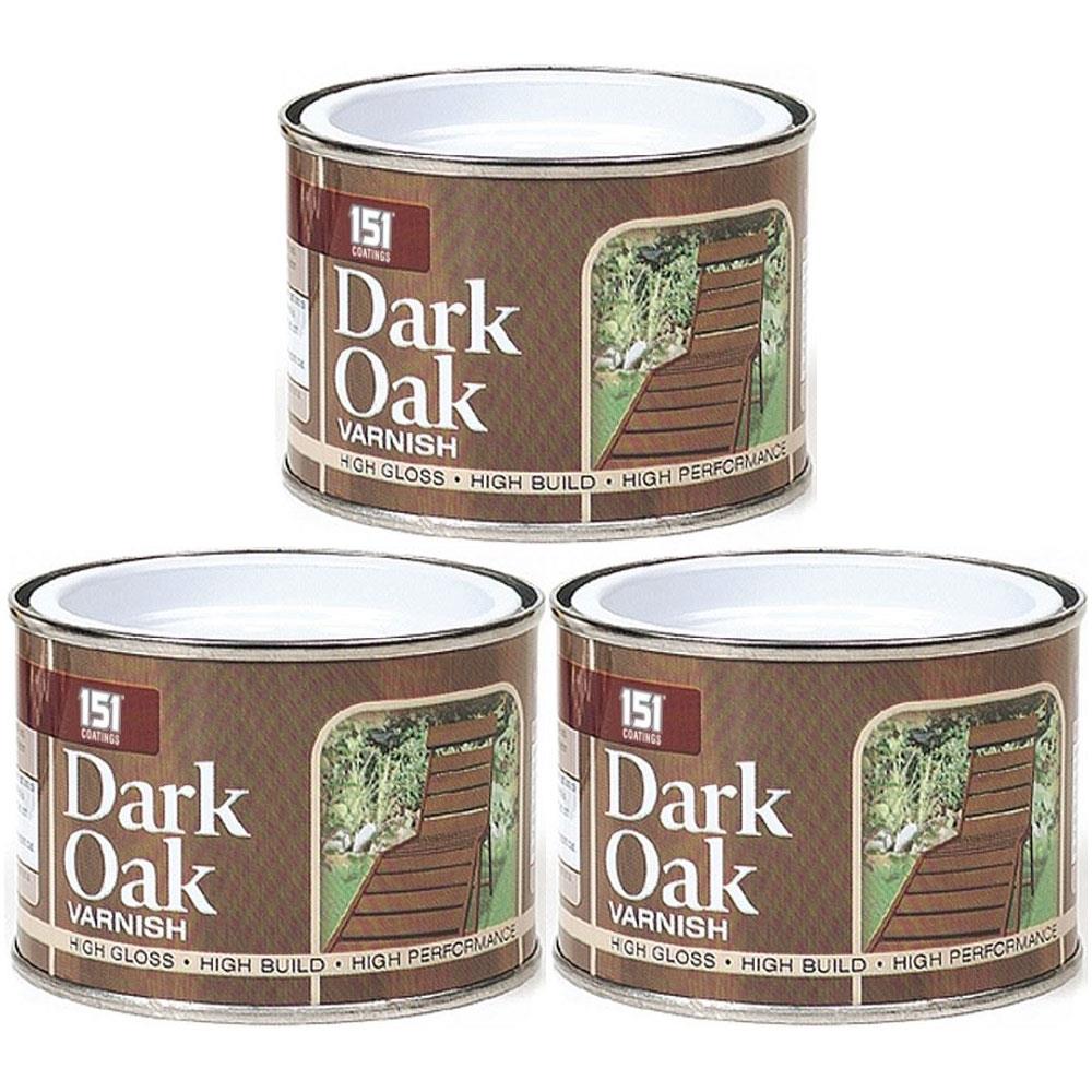 3X Dark Oak Varnish 180ml