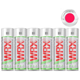 6X WRX Fluorescent Deep Pink 521 Spray Paint 400ml