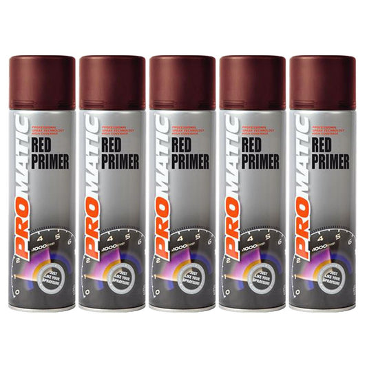 5X Promatic Red Primer Spray 500ml