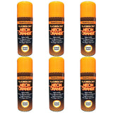 6X Paint Factory Fluorescent Neon Orange Spray Paint 200ml