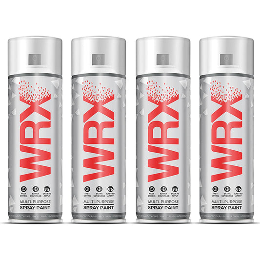 4X WRX White Surface Primer Spray Paints 400ml