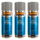 3X Hycote Bodyshop Grey Primer Spray 400ml