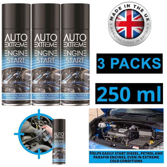 3X Auto Extreme Engine Start Spray 250ml