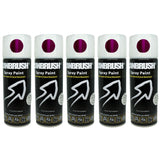 5X Canbrush C019 Candy Purple Spray Paint 400ml