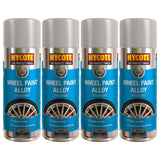 4X Hycote Alloy Wheel Spray Paint 400ml