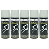 5X Canbrush C35 Honda Grey Spray Paint 400ml