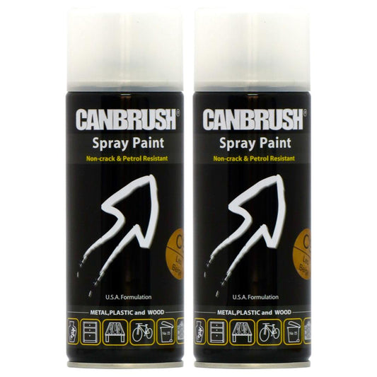 2X Canbrush C9 Leo Beige Spray Paint 400ml