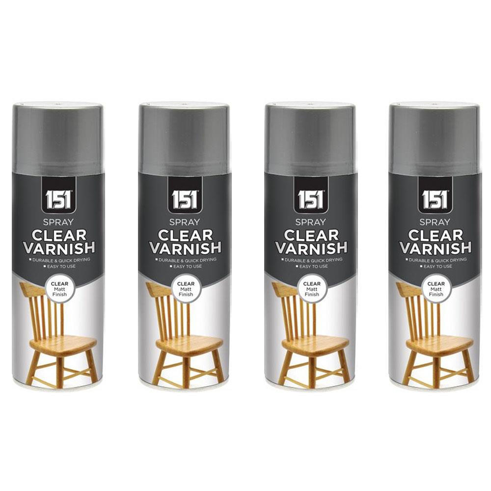 4X Clear Matt Varnish 400ml