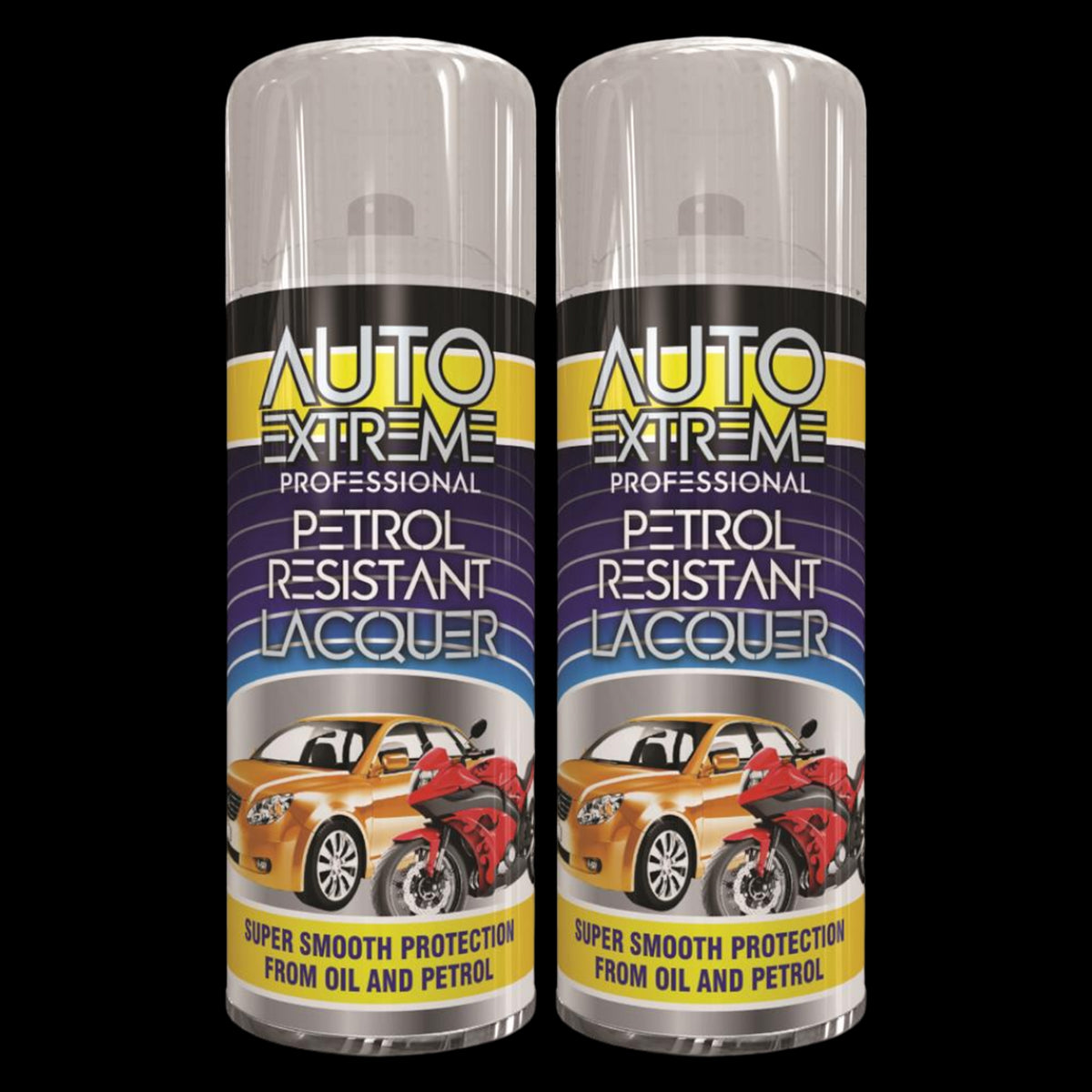 2X Auto Extreme Lacquer Petrol Resistant Spray 400ml