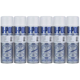 6X Upol Power Can Gloss White Spray Paint 500ml