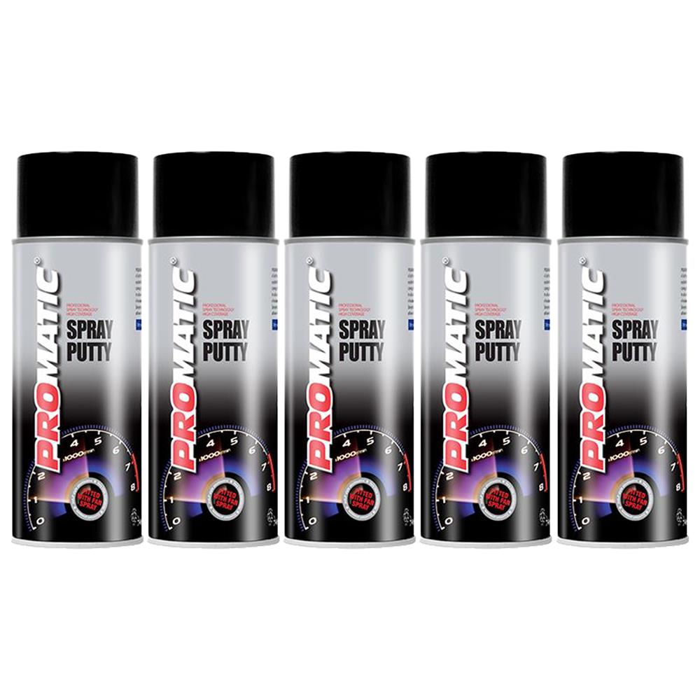 5X Promatic Spray Putty Spray Paint 400ml