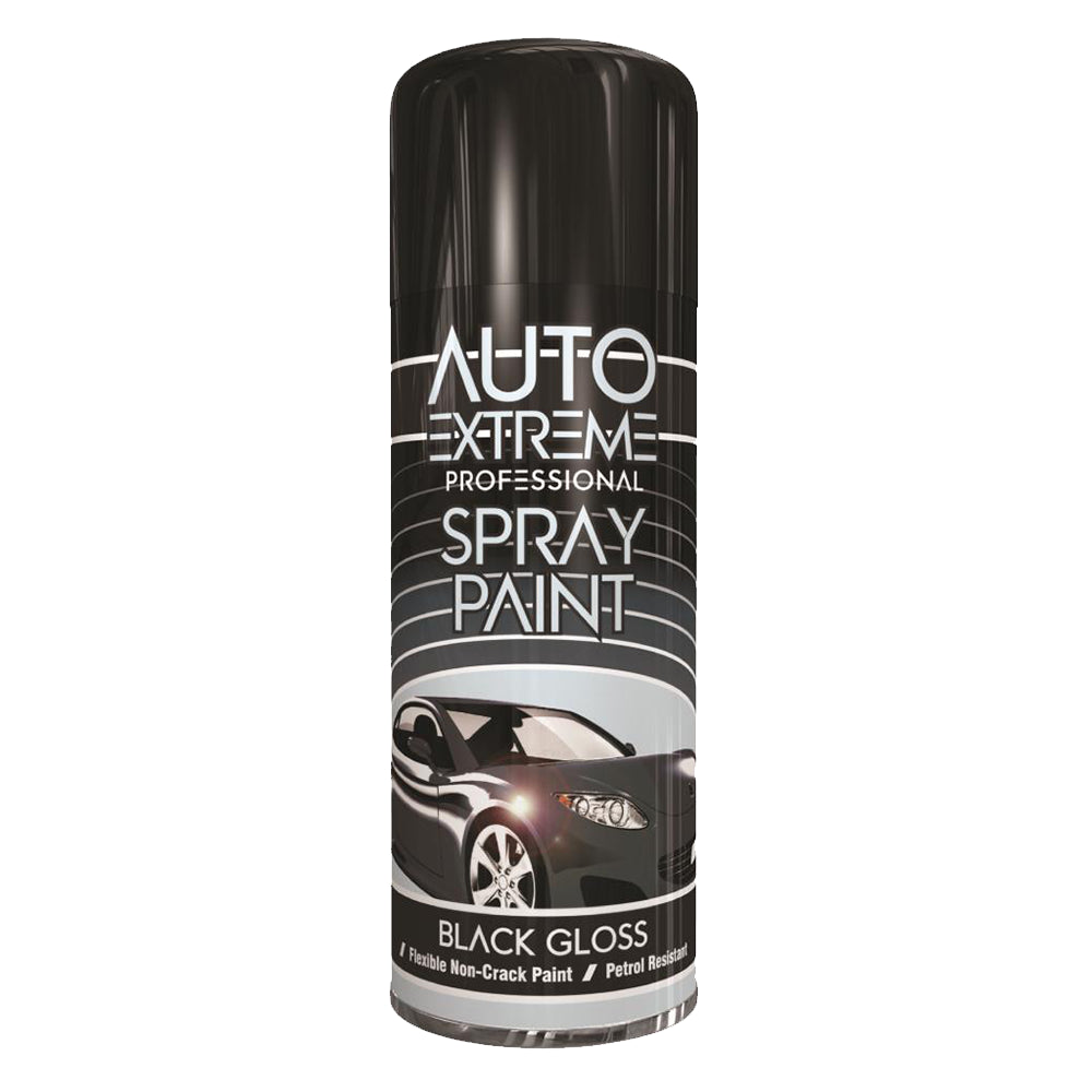 Auto Extreme Black Gloss Spray Paint 400ml