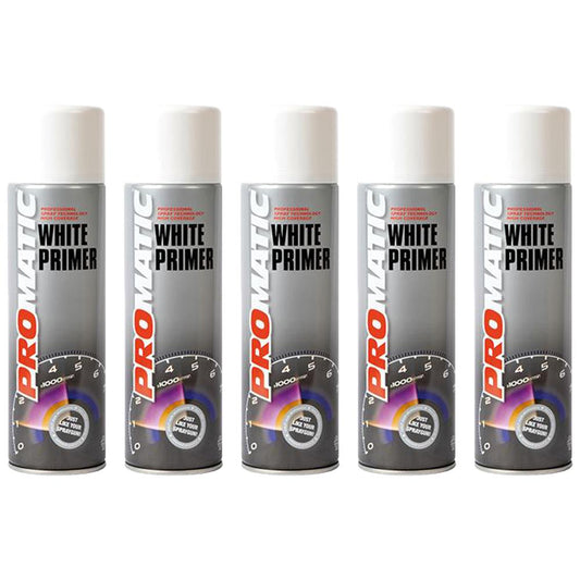 5X Promatic White Primer Spray 500ml