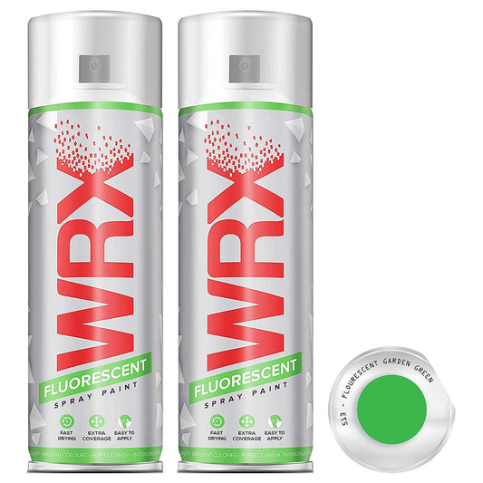 2X WRX Fluorescent Garden Green 513 Spray Paint 400ml