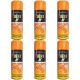 6X Paint Factory Original Orange Gloss Spray Paint 400ml