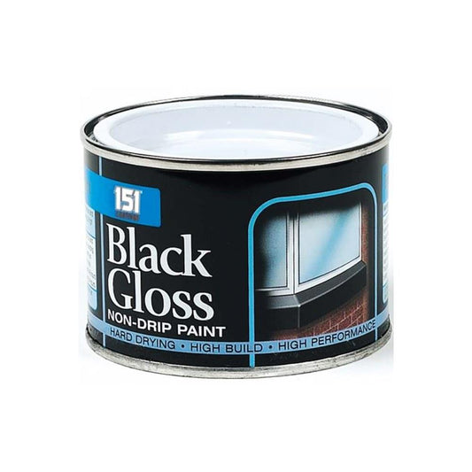 Non-Drip Black Gloss Paint Tin 180ml