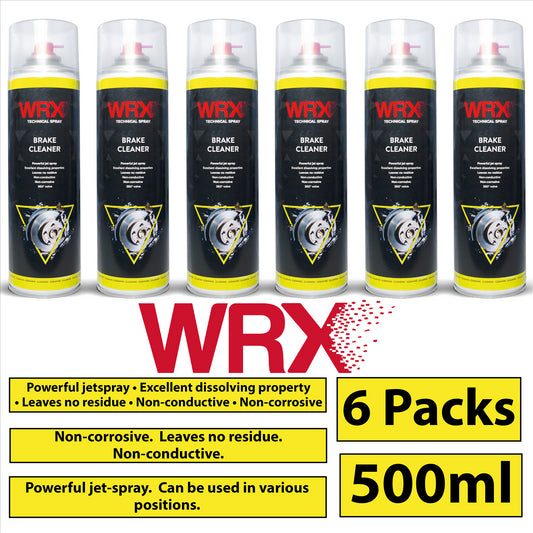 6X WRX Brake Cleaner Spray 500ml