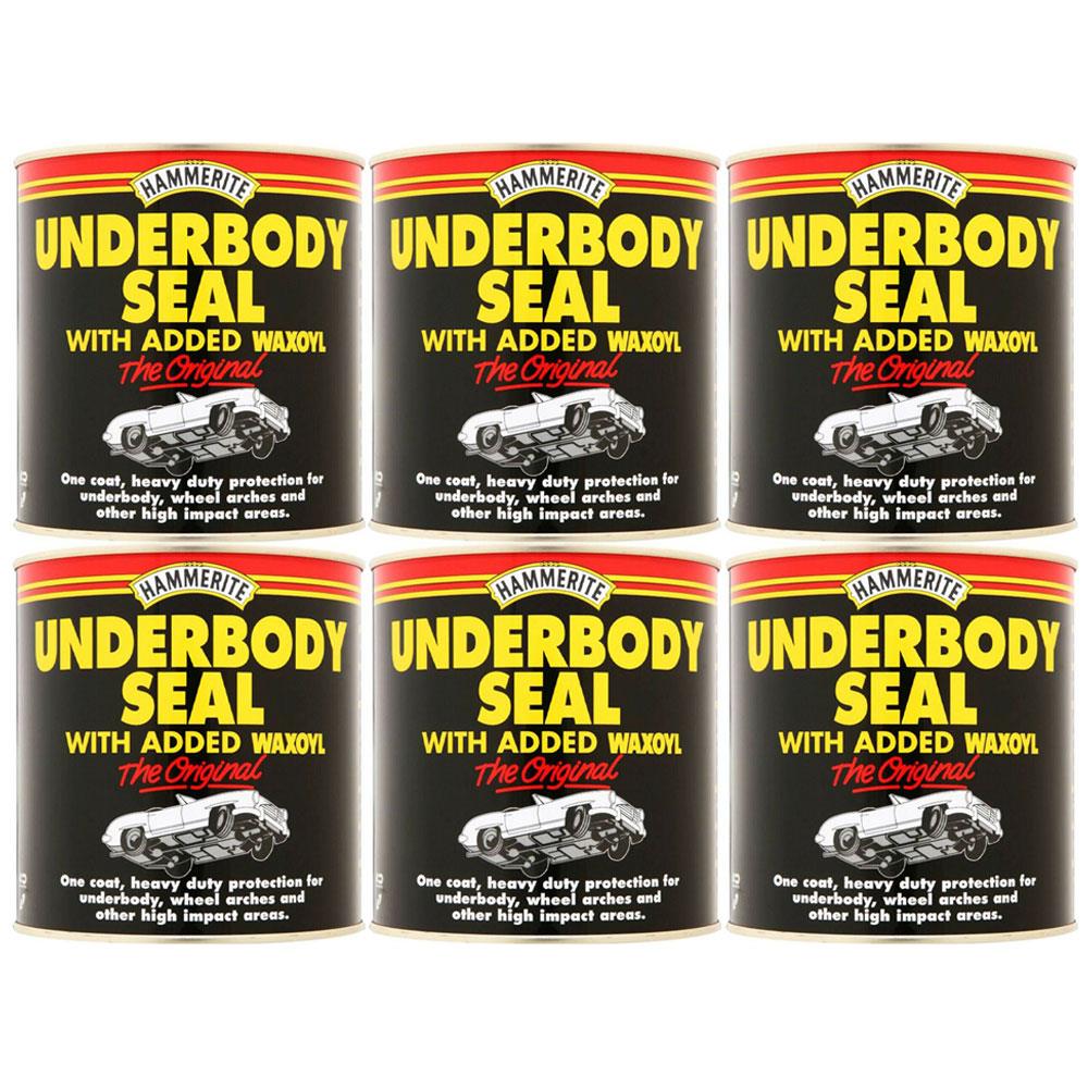 6X Hammerite Underbody Seal 1L