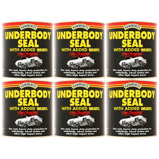 6X Hammerite Underbody Seal 1L