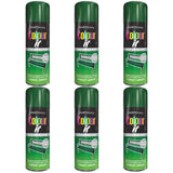 6X Paint Factory Forest Green Gloss Spray Paint 400ml