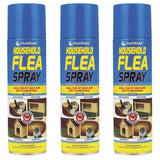 3X Household Flea Aerosol 200ml