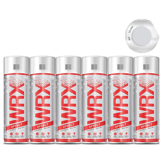 6X WRX Silver Spray Paint 400ml