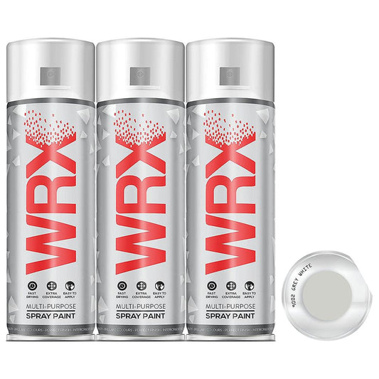 3X WRX Grey White Spray Paint 400ml