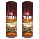 2X Home & Garden Teak Oil Spray 400ml