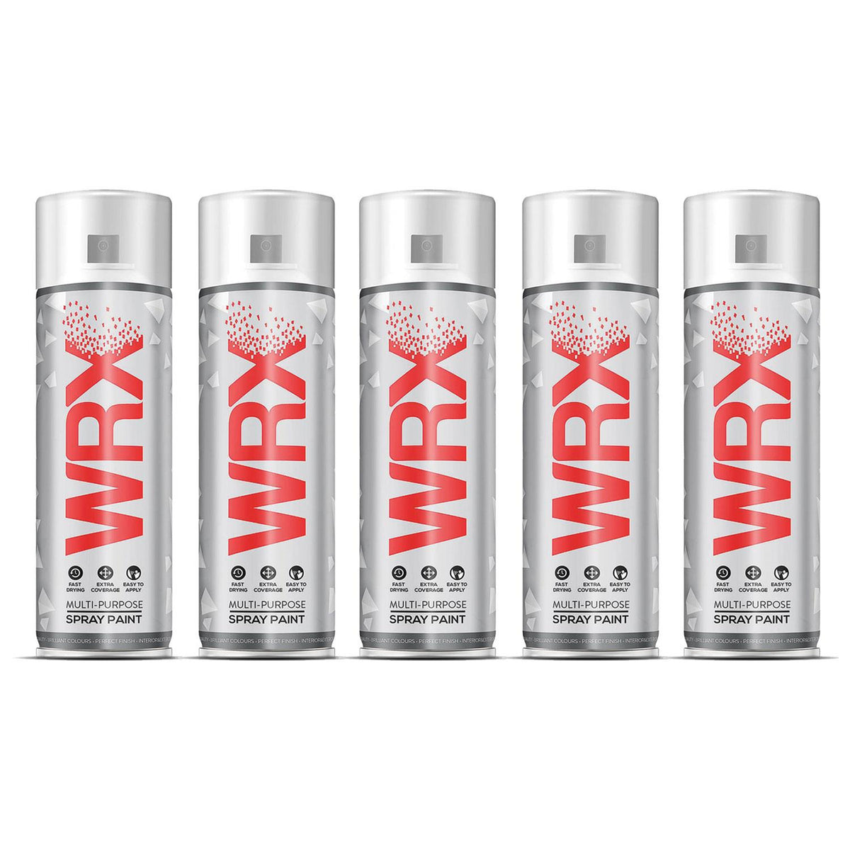 5X WRX Diamond Black Spray Paints 400ml