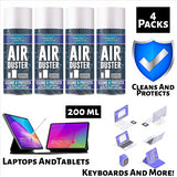 4X Air Duster Spray Spray Paint 200ml