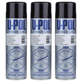 3X Upol Power Can Gloss Black Spray Paint 500ml