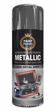 3X Paint Factory Paintgun Grey Metallic Spray Paint 400ml