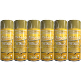 6X Paint Factory All Purpose Gold Metallic 200ml