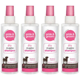 4X Pride & Groom Dry Doggie Shampoo Raspberry Scented