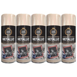 5X Paint Factory Champagne Gold Metallic Spray Paint 400ml