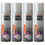 4X Promatic Steel Wheels Spray Paint 500ml