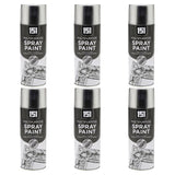 6X Auto Chrome Spray Paint 400ml