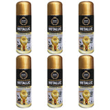 6X Paint Factory All Purpose Gold Metallic 200ml